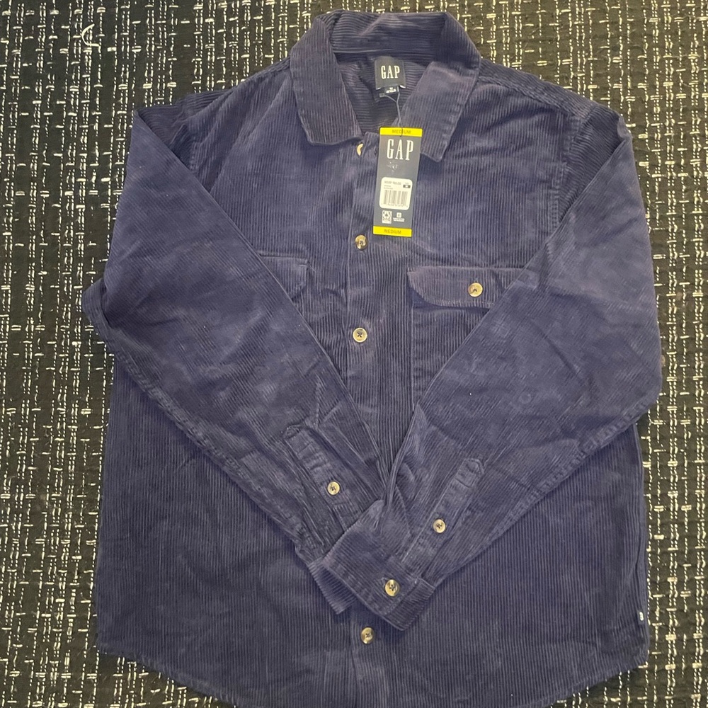 GAP Dark Blue Corduroy Shirt